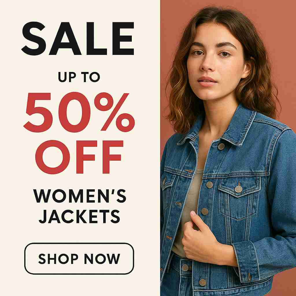 Real-world example of applying design principles in a promotional post or website layout.